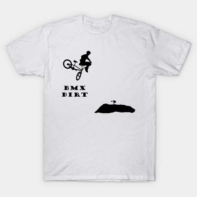 bmx dirt T-Shirt by rickylabellevie